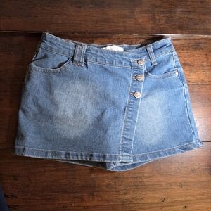 Y2k YMI Blue Denim Skort Cottagecore Fairy